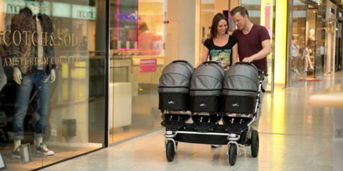 Pram for triplets hotsell