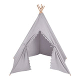 The Little Green Sheep Children's Teepee Play Tent - Grey