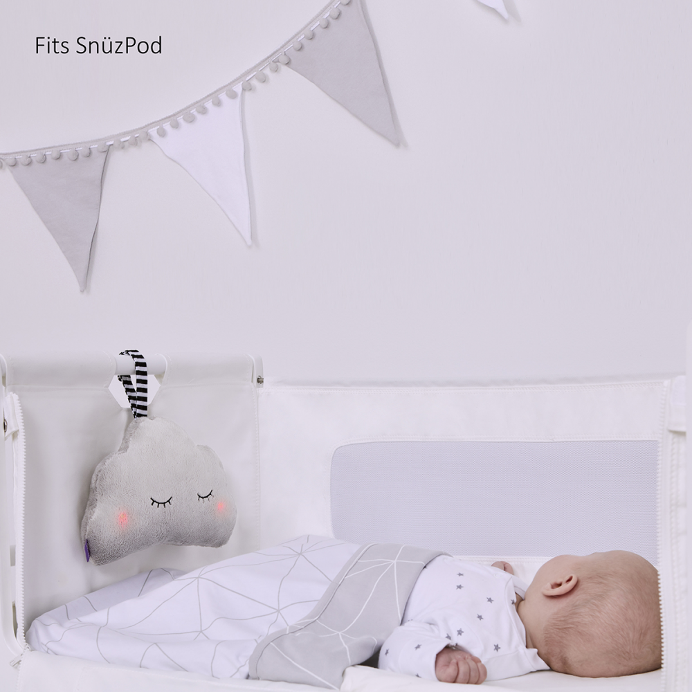 SnuzCloud 3-in-1 Baby Sleep Aid & Night Light  - Grey