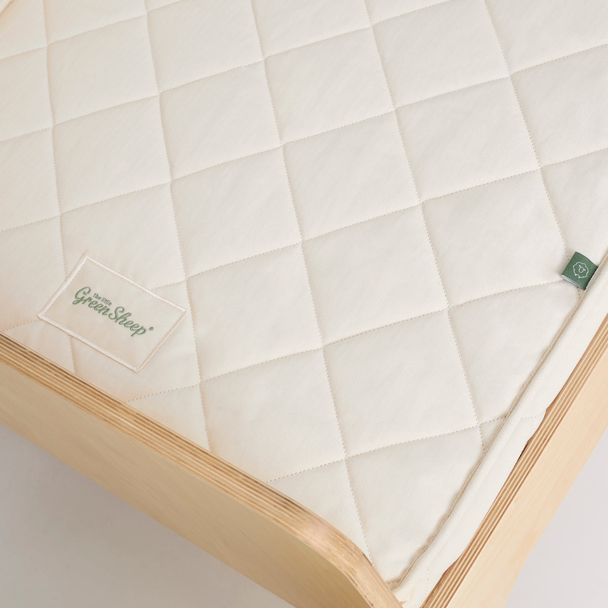 Little Green Sheep Twist Natural Cot Bed Mattress - 70x140cm