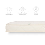 Little Green Sheep Twist Natural Cot Bed Mattress - 70x140cm