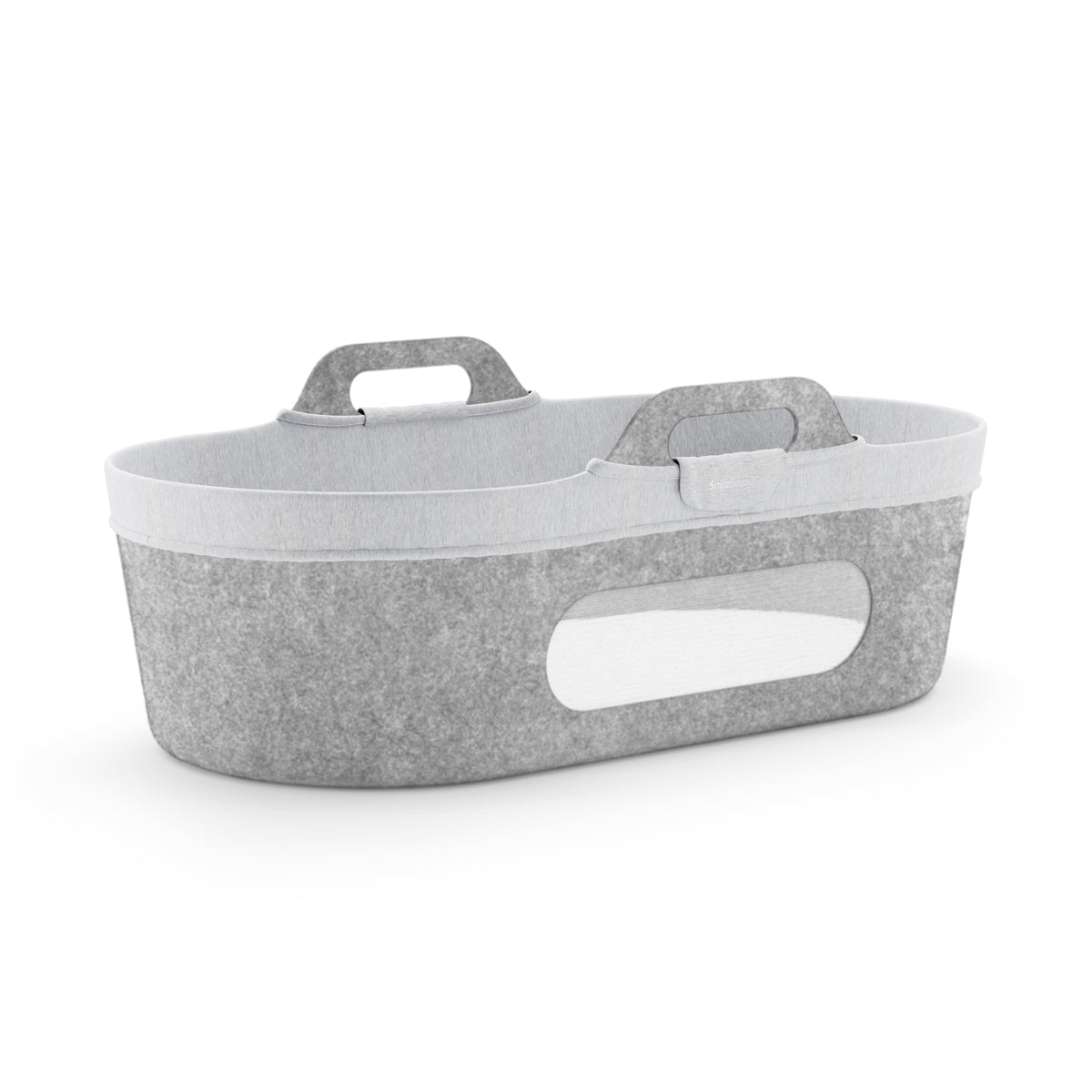 SnuzBaskit Moses Basket Liner - Light Grey Marl