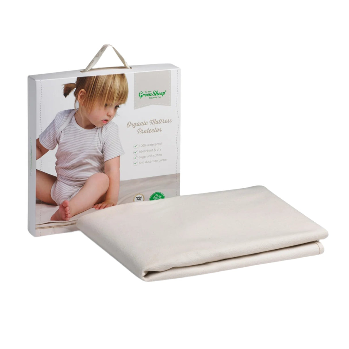 Little Green Sheep Organic SnuzKot Mattress Protector - 68x117cm