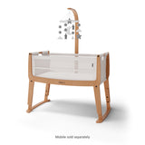 SnuzPod Studio Co-Sleeper Bedside Crib & Mattress - Stockholm Natural