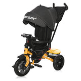 Lorelli 4-in-1 Speedy Air Children’s Trike - Black & Yellow