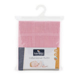 Lorelli Cotton Cellular Baby Blanket 75 x 100cm - Pink