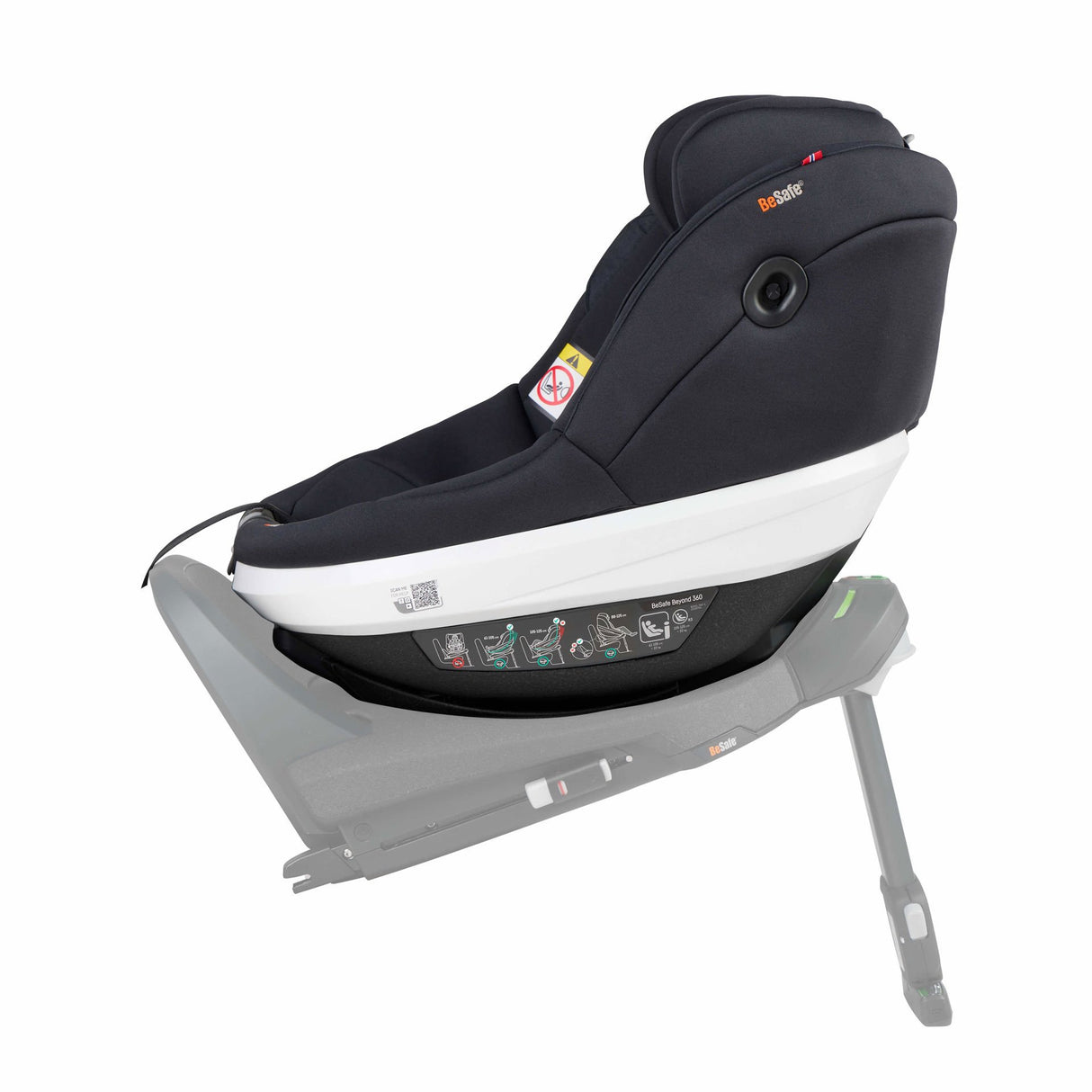 BeSafe Beyond 360 Car Seat - Black Soft Breeze