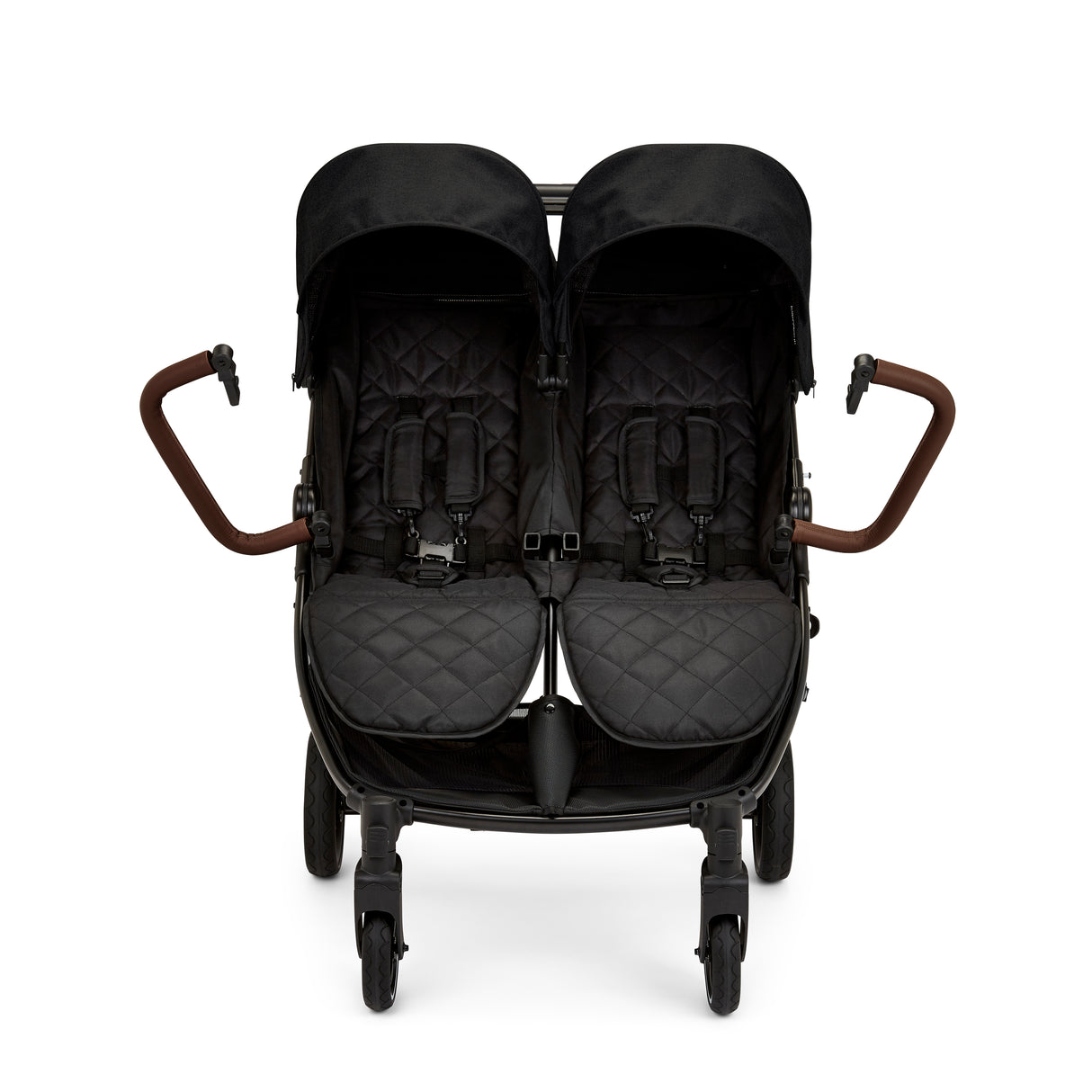 Ickle Bubba Venus Double Stroller - Black