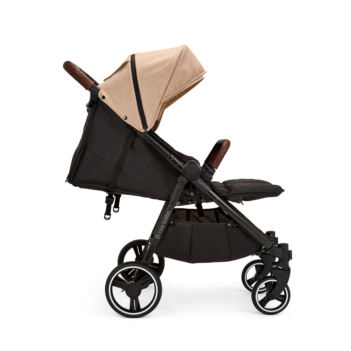 Ickle Bubba Venus Double Stroller - Biscuit