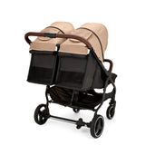 Ickle Bubba Venus Double Stroller - Biscuit