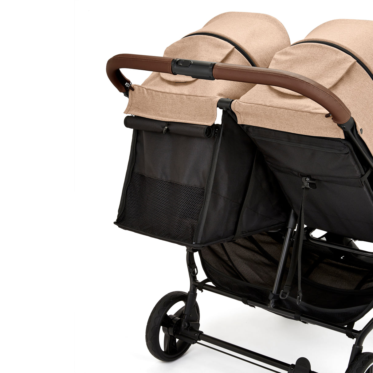 Ickle Bubba Venus Double Stroller - Biscuit