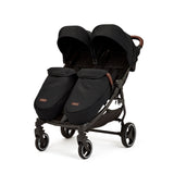 Ickle Bubba Venus Prime Double Stroller - Black