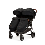 Ickle Bubba Venus Max Double Stroller - Black