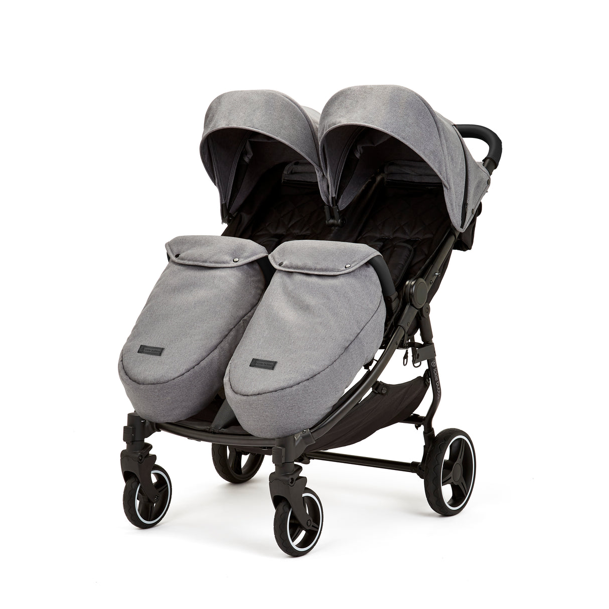 Ickle Bubba Venus Max Double Stroller - Grey