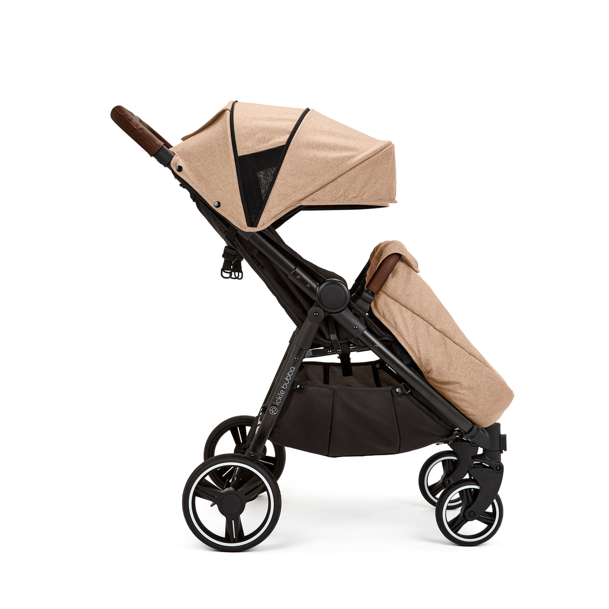 Ickle Bubba Venus Prime Double Stroller - Biscuit