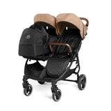 Ickle Bubba Venus Prime Double Stroller - Biscuit