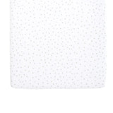 Little Green Sheep Organic Crib Fitted Sheet 35x80cm - White Rice