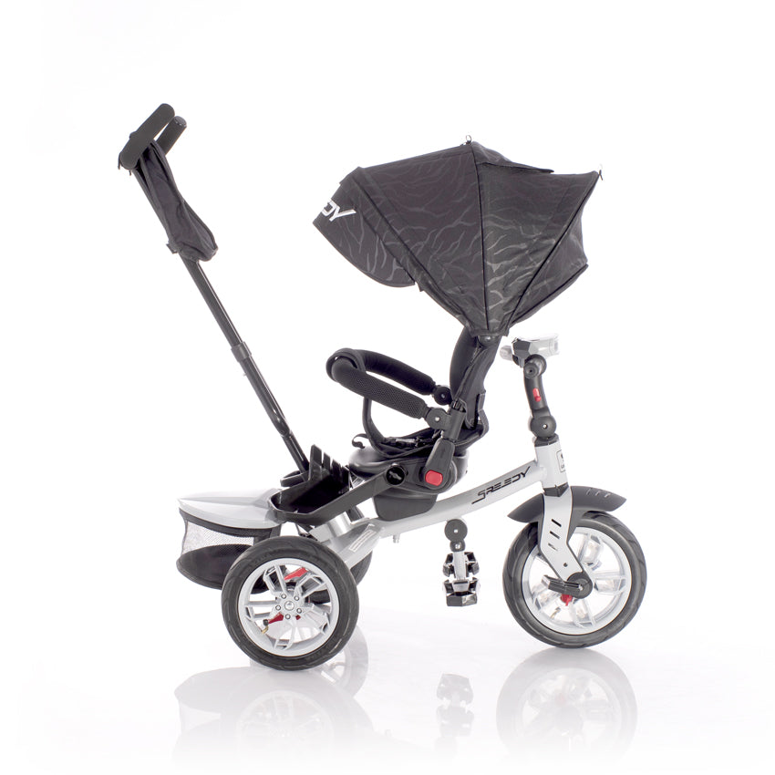 Lorelli 4-in-1 Speedy Air Children’s Trike - Black & Yellow