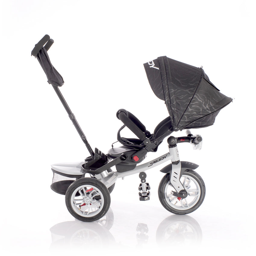 Lorelli 4-in-1 Speedy Air Children’s Trike - Black & Yellow