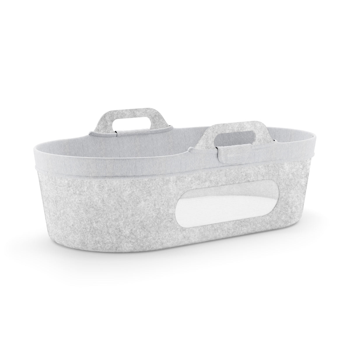 SnuzBaskit Moses Basket Liner - Light Grey Marl