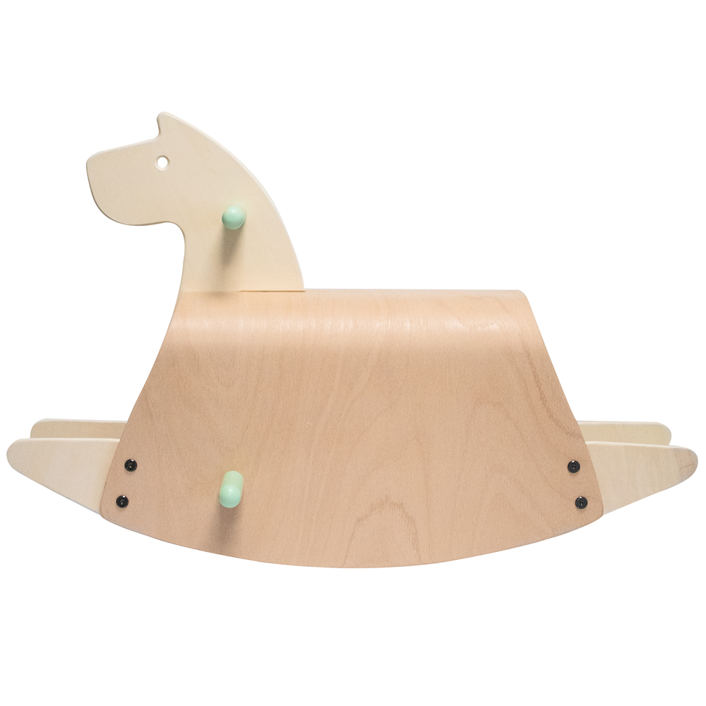 Callowesse Pinto Wooden Rocking Horse