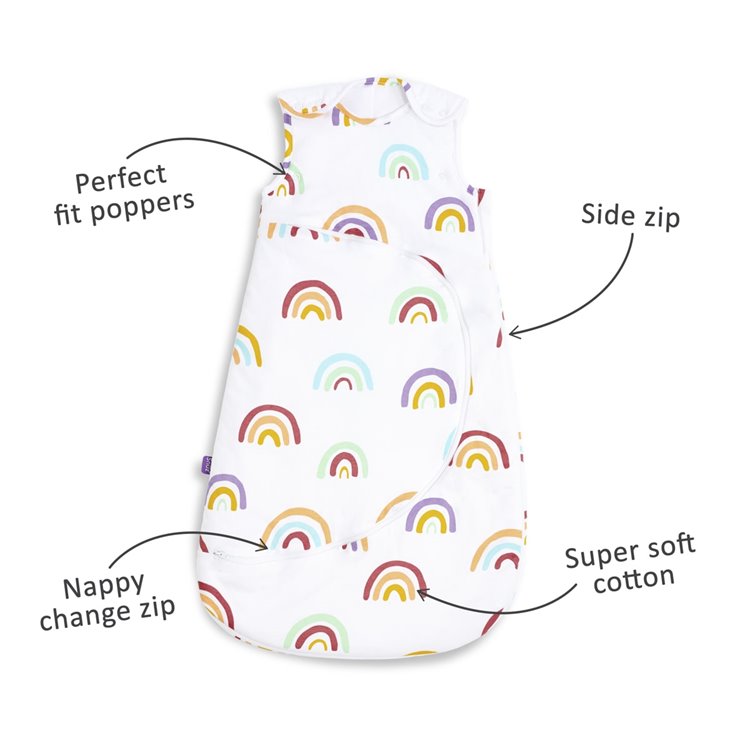 SnuzPouch Winter Sleeping Bag | 2.5 Tog | 6-18 Months  – Rainbow