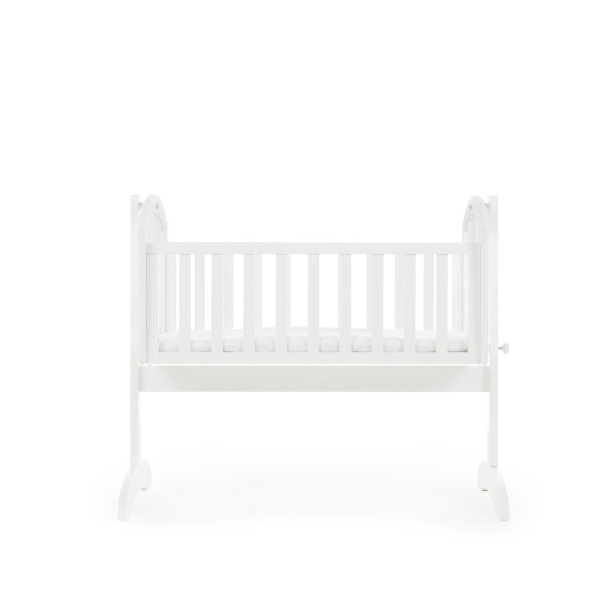 Obaby Sophie Swinging Crib with Foam Mattress - White