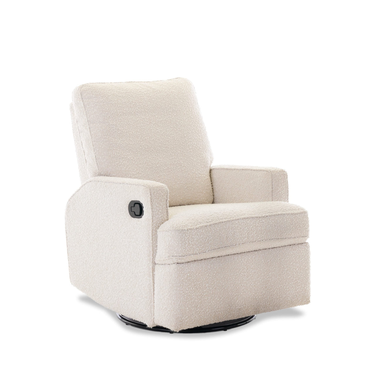 Obaby Madison Swivel Glider Recling Chair - Bouclé Style