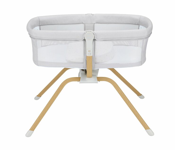 Babymore Air Motion Gliding Crib - Grey