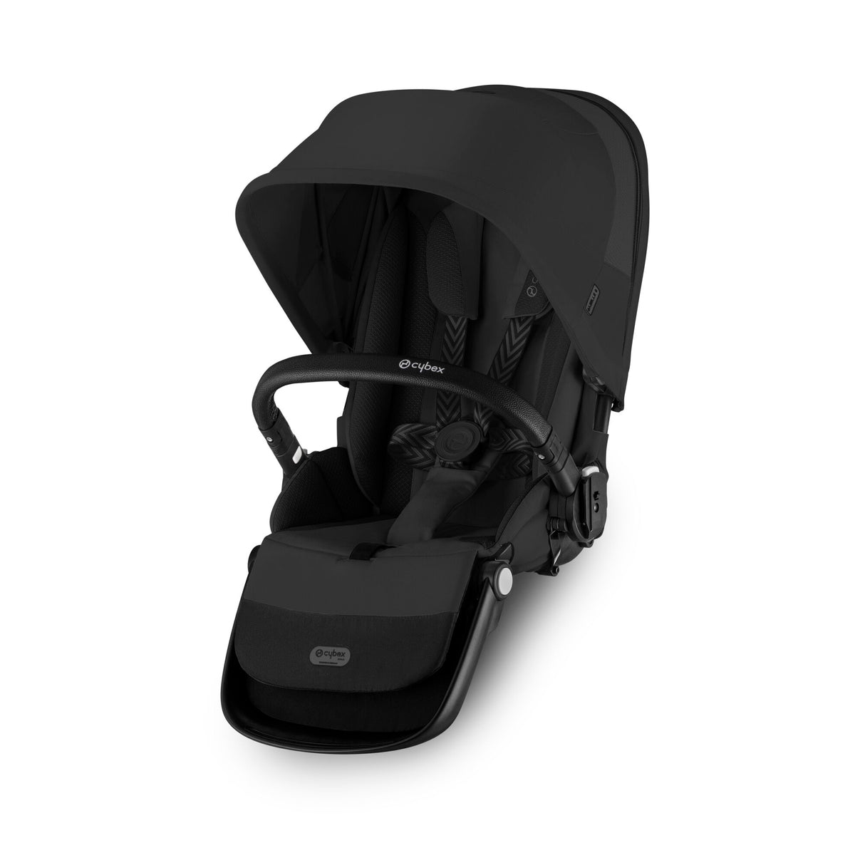 Cybex Gazelle S Twin Pushchair with Second Seat Unit - Moon Black