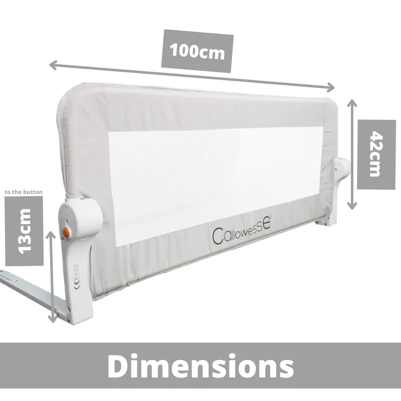 Callowesse Folding Bed Guard Rail 100 x 42cm - Grey