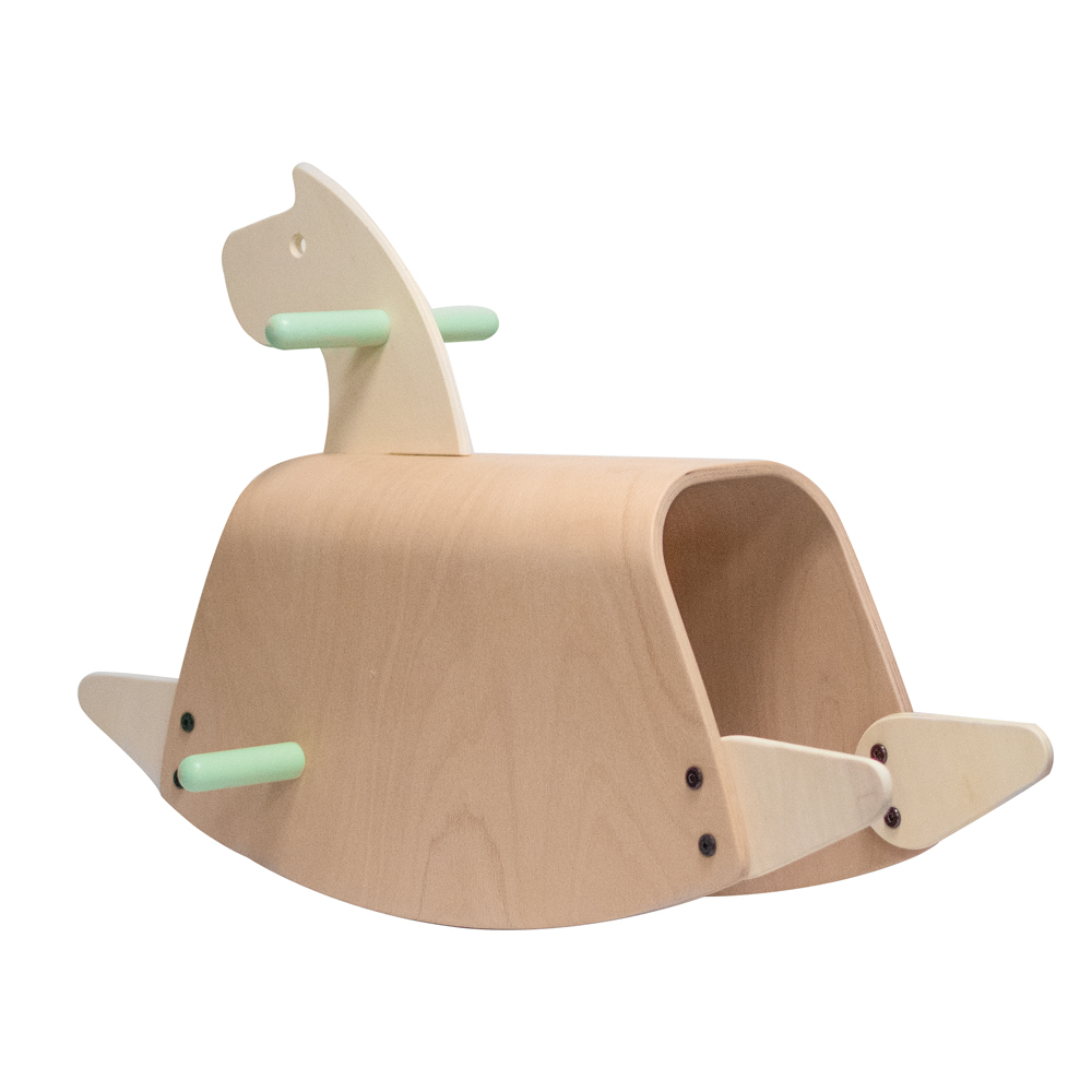 Callowesse Pinto Wooden Rocking Horse