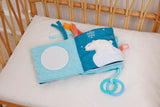 Little Big Friends Children's Plush Soft Activity Sensory Book - Ocean