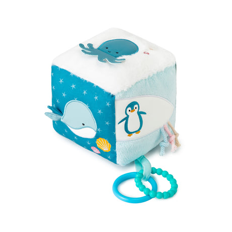 Little Big Friends Children's Plush Activity Sensory Cube – Ocean