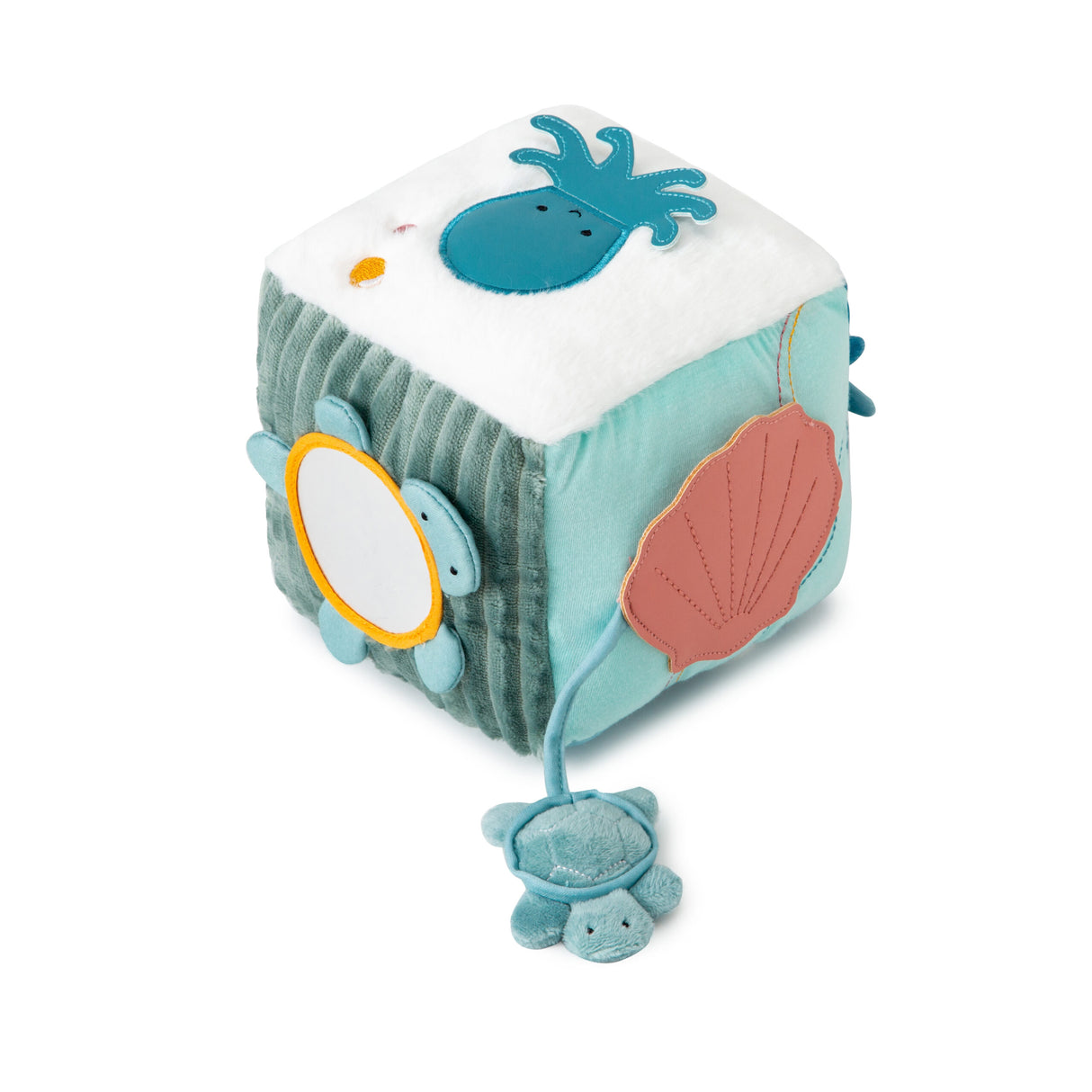 Little Big Friends Children's Plush Activity Sensory Cube – Ocean