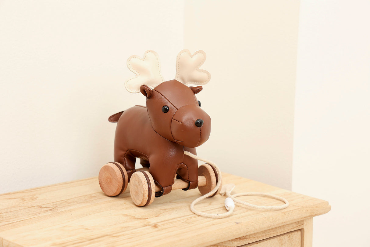 Little Big Friends Pull Along Animal Toy – Bruce the Moose