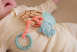 Little Big Friends Wooden Baby Rattle -  Ocean