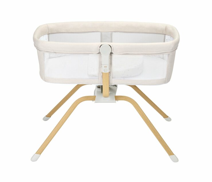 Babymore Air Motion Gliding Crib - Cream