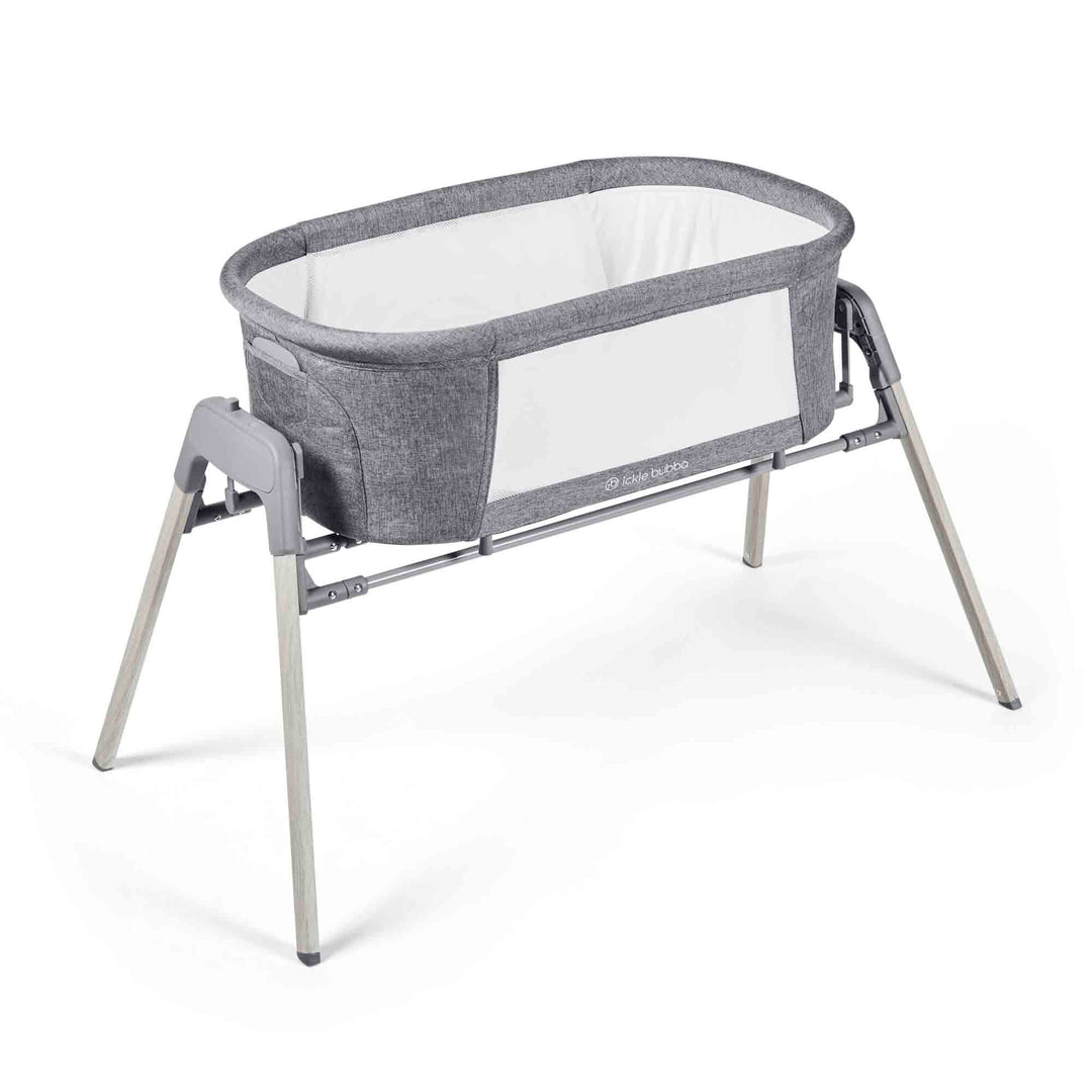 Ickle Bubba Drift Gliding Crib - Ash Grey