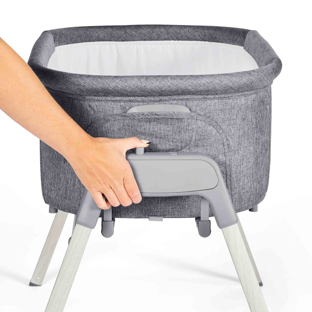 Ickle Bubba Drift Gliding Crib - Ash Grey