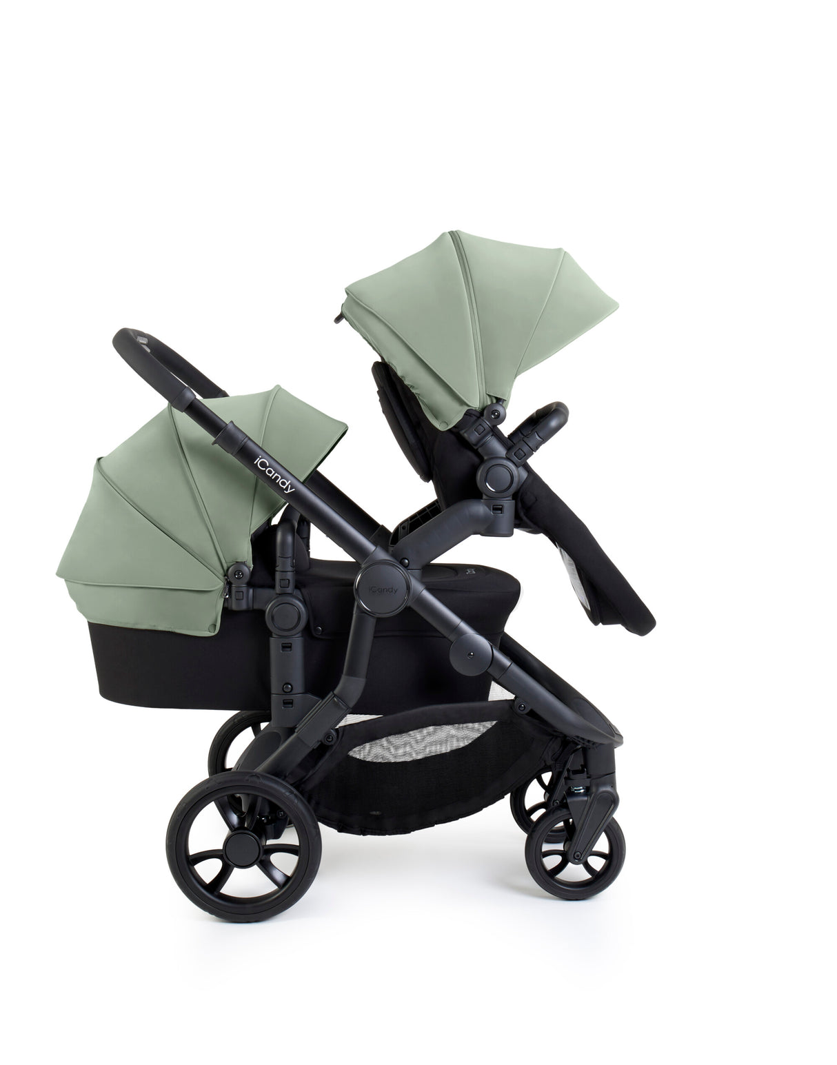 iCandy Orange 4 Single to Double Pushchair Bundle - Pistachio