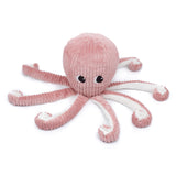 Les Ptipotos Plush Cuddly Toy: Olly the Octopus Dad & Baby - Pink