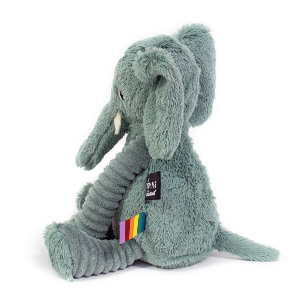 Les Ptipotos Plush Cuddly Toy: Eddie the Elephant - Green