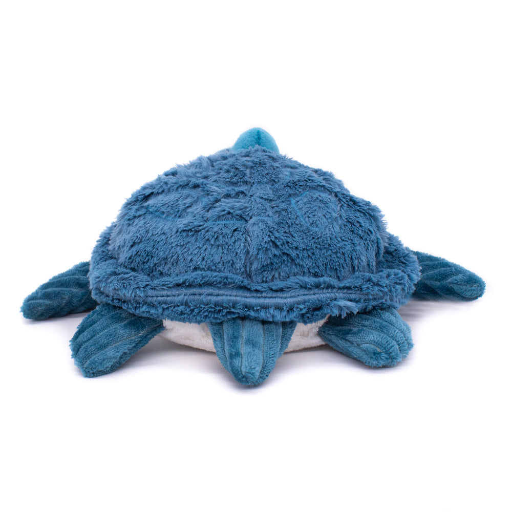 Les Ptipotos Plush Cuddly Toy: Tilly the Turtle Mum & Baby - Blue