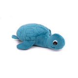 Les Ptipotos Plush Cuddly Toy: Tilly the Turtle Mum & Baby - Blue