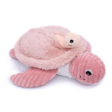 Les Ptipotos Plush Cuddly Toy: Tilly the Turtle Mum & Baby - Pink