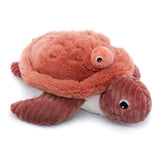 Les Ptipotos Plush Cuddly Toy: Tilly the Turtle Mum & Baby - Terracotta