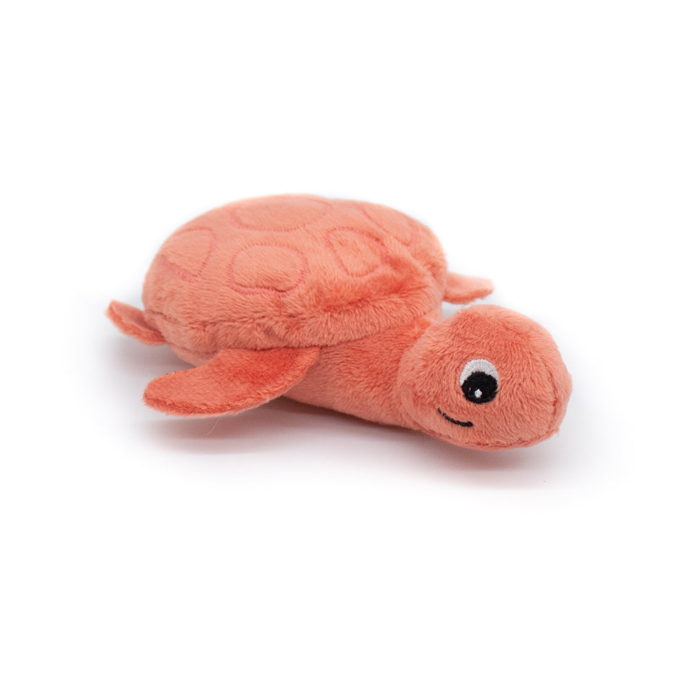 Les Ptipotos Plush Cuddly Toy: Tilly the Turtle Mum & Baby - Terracotta