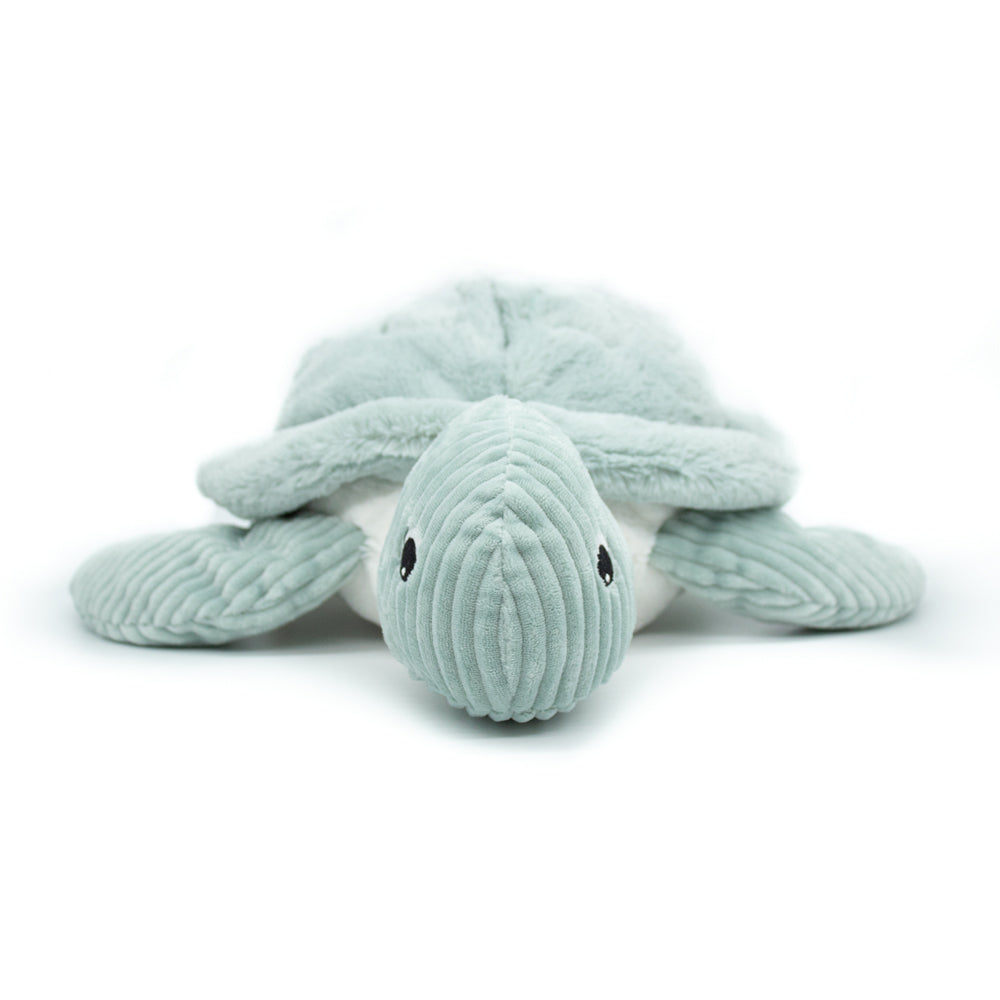 Les Ptipotos Plush Cuddly Toy & Pyjama Holder: Tilly the Giant Turtle - Mint