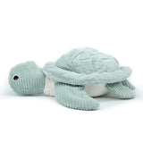 Les Ptipotos Plush Cuddly Toy & Pyjama Holder: Tilly the Giant Turtle - Mint